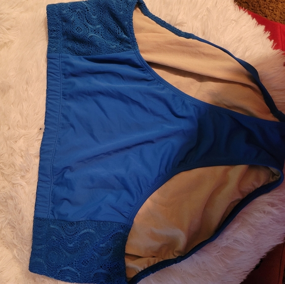 Electric blue swim bottoms ♡ - Picture 1 of 4